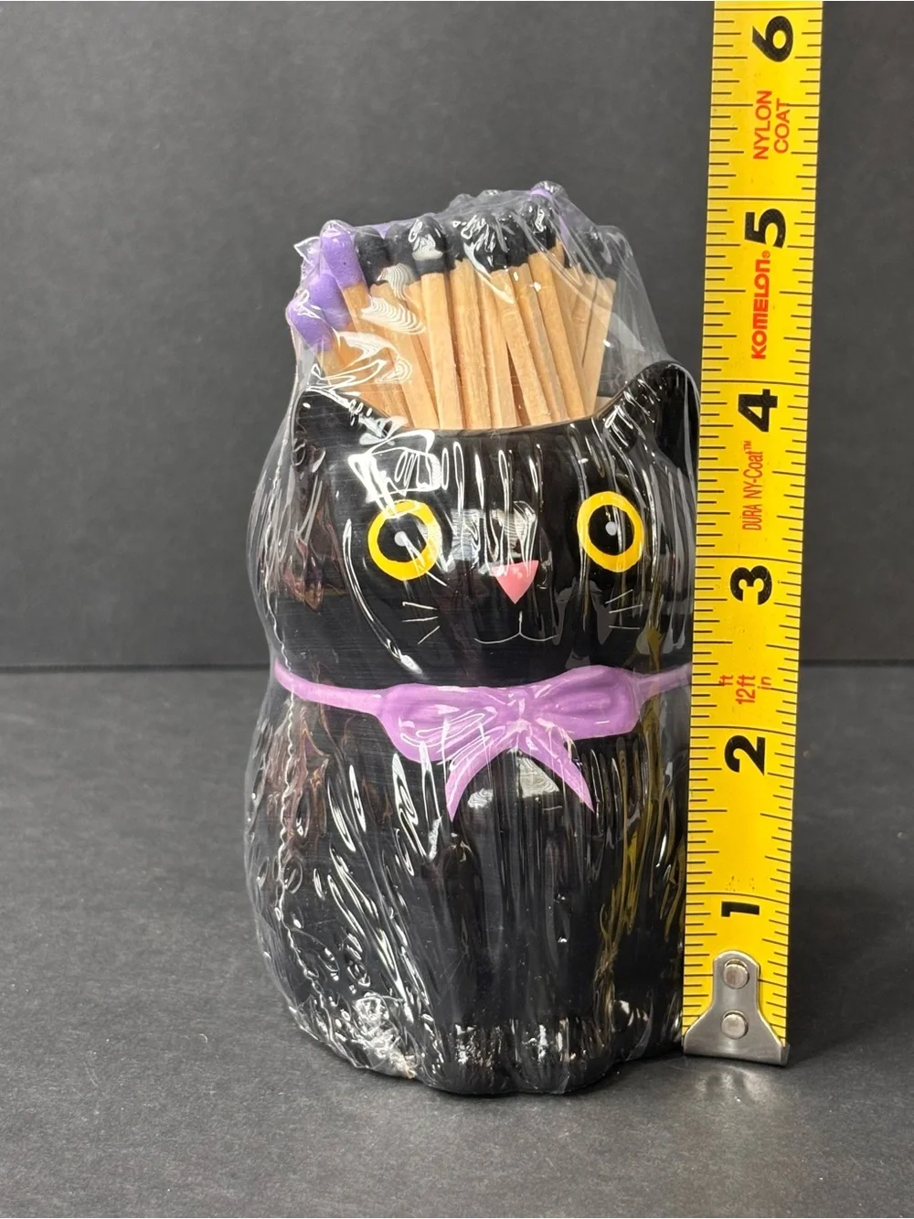 Kirkton House Halloween Matches Holder Black Cat Aldi Exclusive NWT